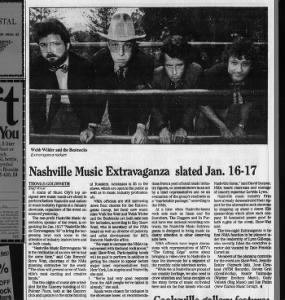 Nashville Music Extravaganza 1985 first one