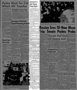 More Saucers Seen multiples across U.S. November 5 1957 2