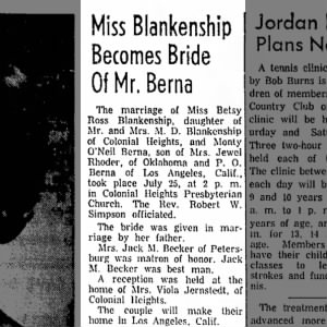 Marriage of Blankenship / Bcrna