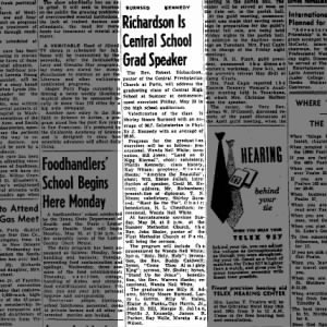 Shirley Jane Moore Burnsed The Paris News
Sun, May 15, 1955 ·Page 5