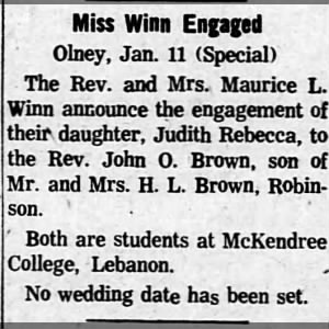 Marriage of Winn / Brown