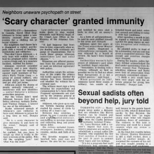 'Scary character' granted immunity (David 'Mad Dog' Atkinson)