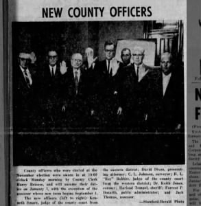 1964 County Officers