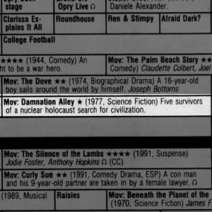 sci fi channel: damnation alley (1977)