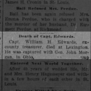 Obituary for William H. Edwards