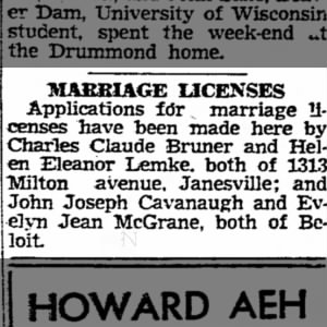 Marriage of Cavanaugh / McGrane