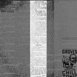 1896 PG & Vandalia news