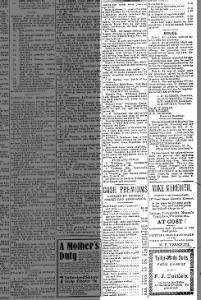 1899 Moberly street fair exhibits, cash premiums and Rules