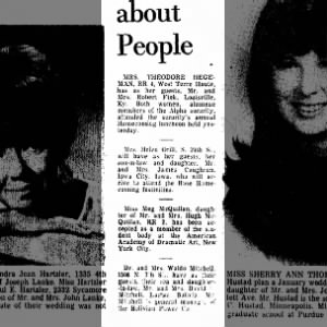 TH Trib Star Sun Oct11 1970 p32 Mr and Mrs James Caughran visiting Mrs Helen Orrill.