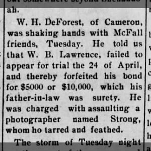The McFall Weekly Mirror 5/29/1903 pg. 1