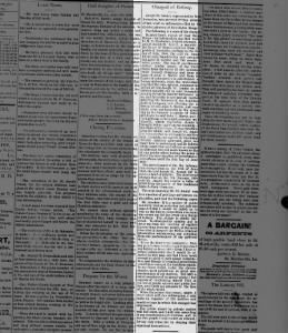 Baldwin 1890-0628 Lottery: actual St Amant charges, his response. "The Weekly Messenger" p1
