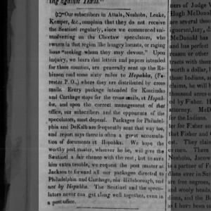 1844 05 28 Vicksburg Tri-Weekly Sentinel