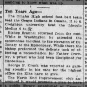 Cronk Elks 11-28-1911