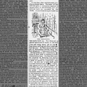 1888, Jan 25 (contemporary account of New York, 2 leech firms) Escambia and Baldwin Times, Brewton,