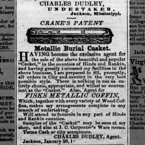 Fisk and Crane's metallic coffins