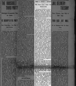 Marriage announced in the Republican(Salem,IL) published July 18, 1912