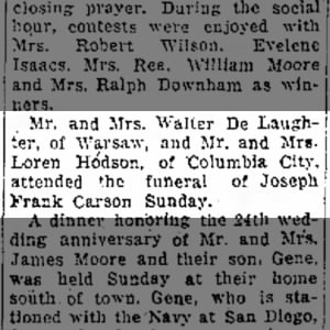 1949 05 05 Joseph Frank Carson funeral