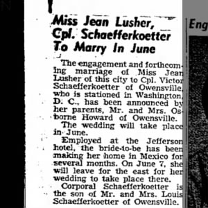 Marriage of Lusher / Schaefferkoetter