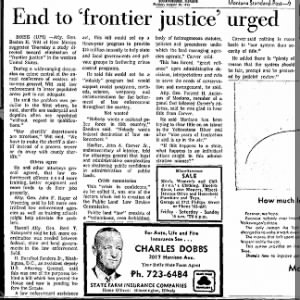 1965 Aug 20.  Montana.  Public Land Law Review Commission