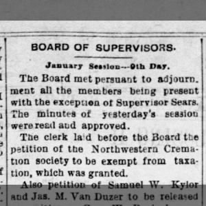 1893.03.04 - County Board of Supervisors' Mtg;  NCS Receives Tax Exemption, p2