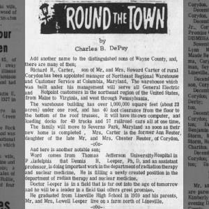 DePuy, Charles B. 'Round the Town