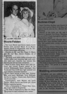 1986 April 27-Springfield Leader and Press-Wedding, Teri Lynn Moore