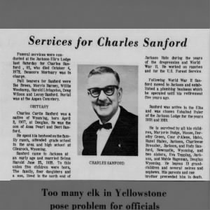 Charles Sanford Obituary
