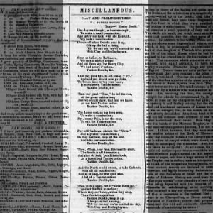 1844 Clay & Frelinghuysen a Yankee Notion deprecates Jemmy Polk
