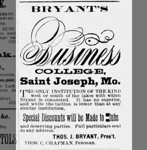 bryant's Business college