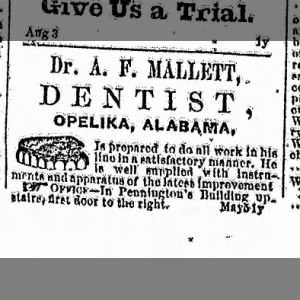 Dentist.Mallett.AF.OpelikaAla.1871.05.12