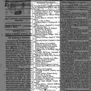 1865 Appointment, Tescumbia District