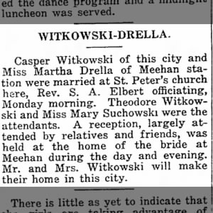 Witkowski - Drela Wedding