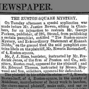 The Euston-Square Mystery