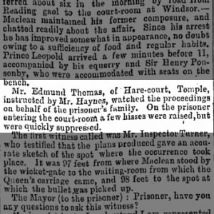 Trial of Roderick MacLean 1882