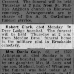 Obituary for Robert Clark