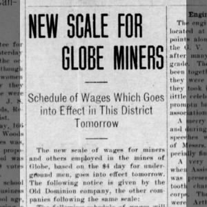 1907 wage scale