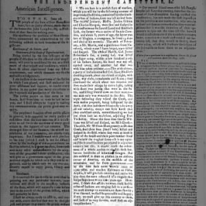 The Independent Gazetteer
Sat, Jul 05, 1788 ·Page 2