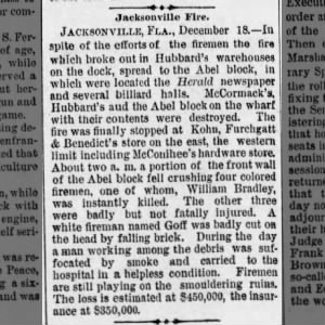 1885 12 25 Jax AA fireman dies