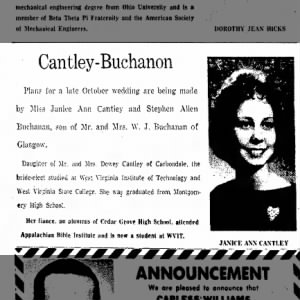 Marriage of Cantley / Buchanan