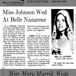 Marriage of Johnson / Jeffries