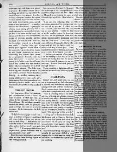 1889 1 Aug Israel at Work
McPherson, Kansas p11 The Boy Editor