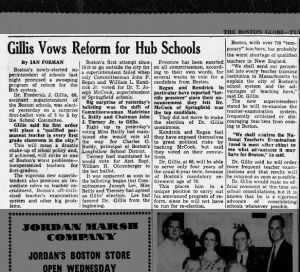 Gillis Vows Reform for Hub Schools
