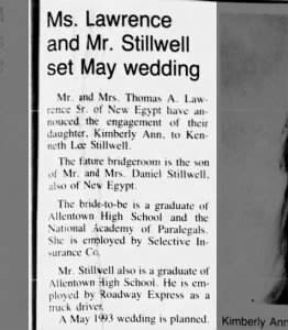 Marriage of Lawrence / Stillwell