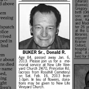 Obituary for Donald R. BUKER Sr.