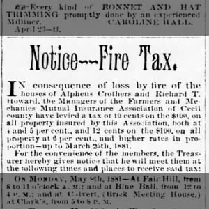Fire tax