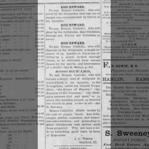 1890-03-15-Hamlin[KS]NewsGleaner-1-$300Reward