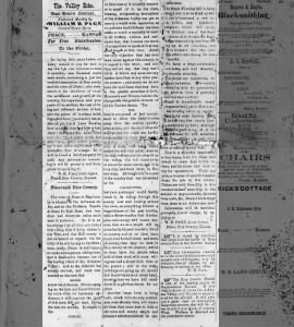 article on Grasshopper plague of 1874