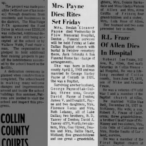 Obituary for Payne