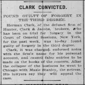 Clarke Convicted