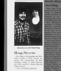 Marriage of Stevens / Hoag